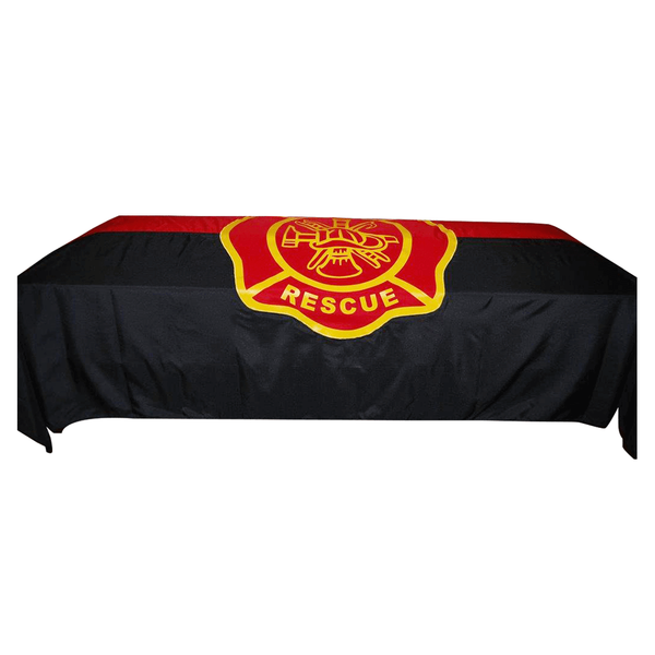 Global Flags Unlimited Fire Rescue Memorial Drape 5'x9.5' 208306